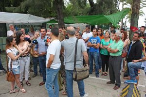 cristóbal picón acampada regantes