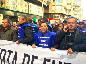manifestacion agua murcia mesa del agua y feral