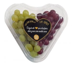 uvasdoce Corazón 500 g uvas sin semilla