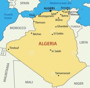 mapa argelia