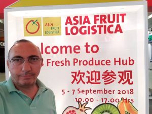 Fermín Sánchez en ASIAFRUIT LOGISTICA 2018