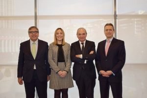 firma convenio Grupo Cajamar, ICO, BEI y FEI