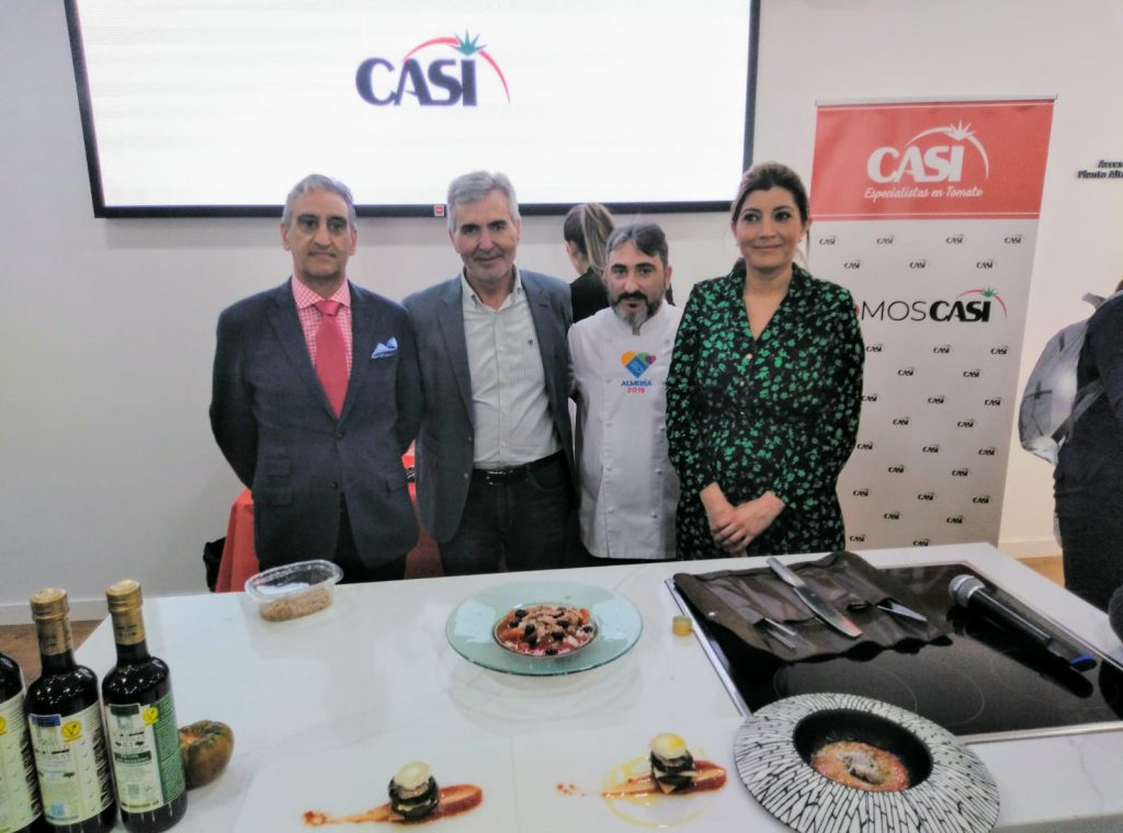CASI jornada con chef tony garcia en sede almería 2019 showcooking