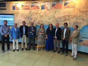 visita consejera andaluza a la sede de la Cuenca Mediterránea