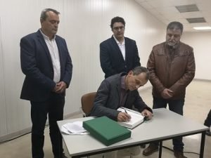 Pedro Duque en Agrícola Villena