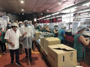 consejero agricultura murcia visita Frutas Torero