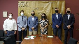 firma convenio Fundación Cajamar y la Fundación Miguel García Sánchez