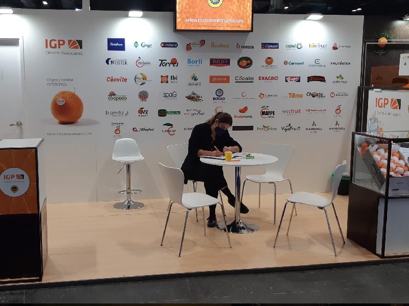 CITRICOS VALENCIANOS stand IGP -Fruit Attraction 2021