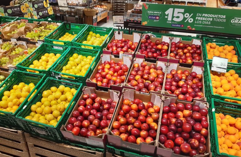 ciruelas en Carrefour