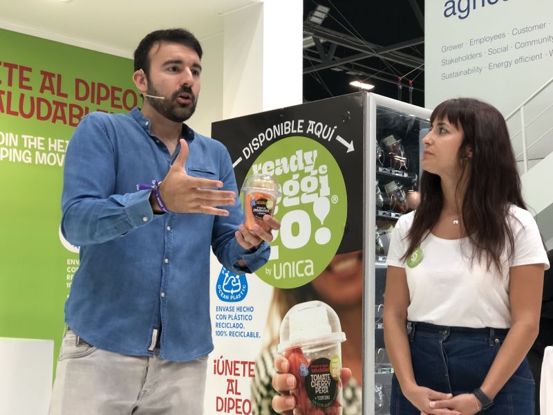 UNICA Vending dipeo saludable Aitor Sanchez Andrea Alvarez