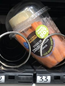 UNICA Vending dipeo saludable zanahoria hummus