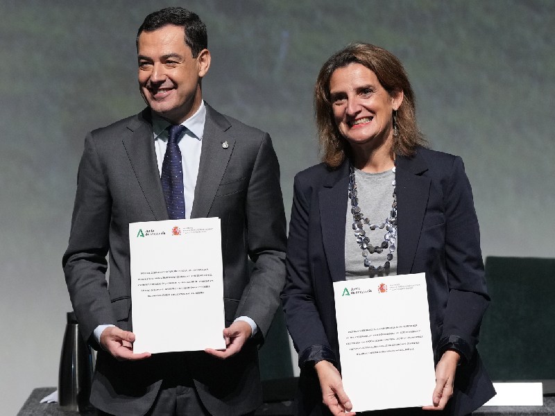 Acuerdo Doñana Teresa Ribera y Juanma Moreno