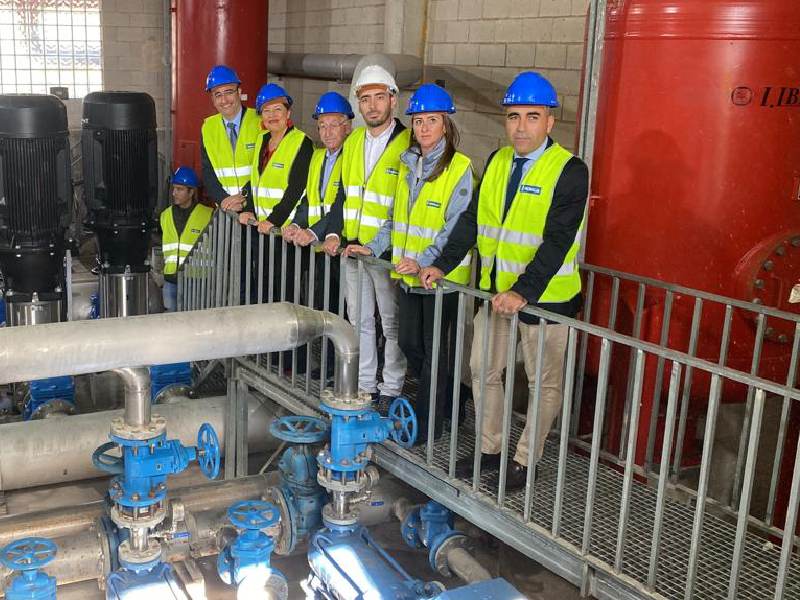 Carmen Crespo en la inauguración de los terciarios de Roquetas de Mar