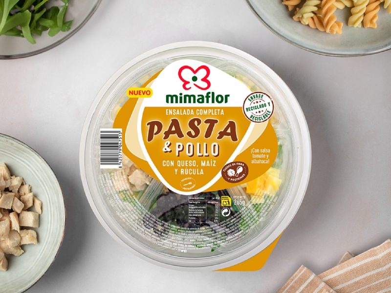 MIMAFLOR ensalada César con pasta Mimaflor