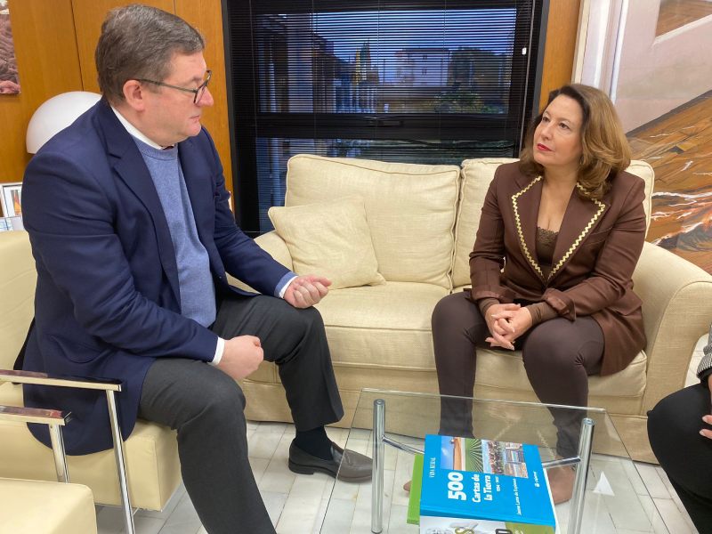 Consejera andaluza Carmen Crespo con Fernando Seco CESUR