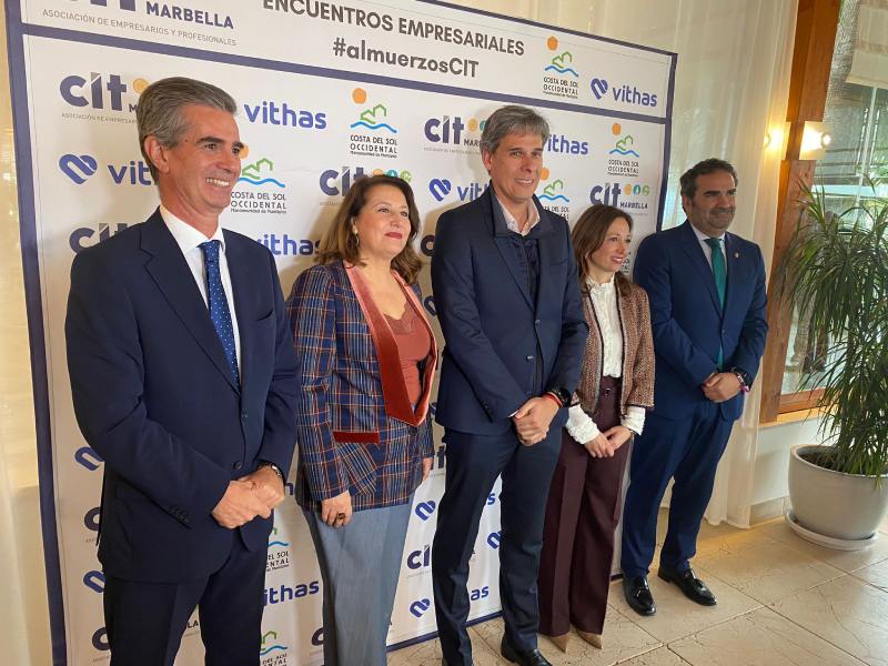 Carmen Crespo en el Foro de Empresarios y Profesionales CTI Marbella