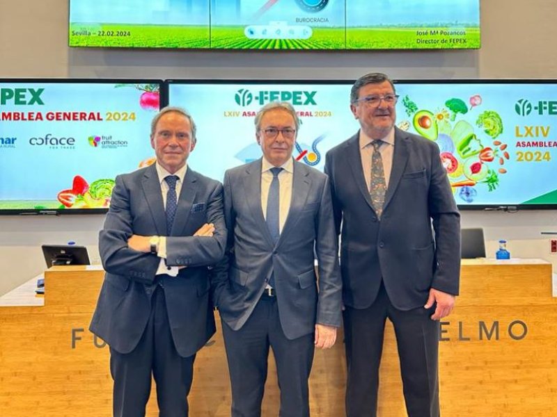 fepex asamblea 2024 jorge brotons presidente y vicepresidentes joan serentill y cecilio peregrin