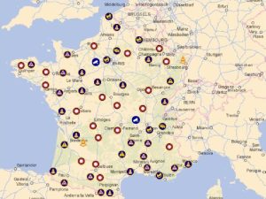 mapa carreteras francia protestas agricultores
