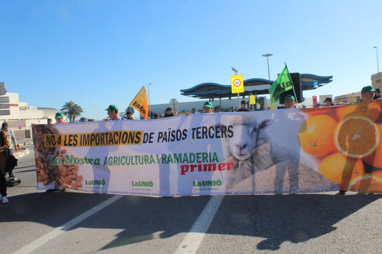 Protestes de LA UNIÓ al Port Castelló