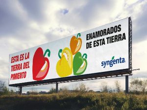 SYNGENTA campaña enamorados pimiento almería_valla