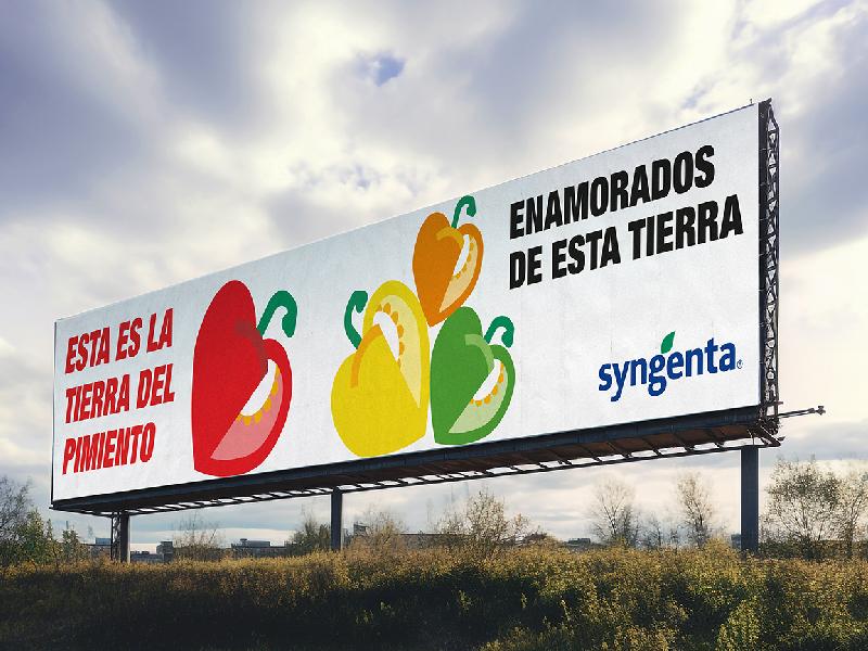 SYNGENTA campaña enamorados pimiento almería_valla