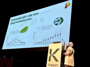 KOPPERT Sarra Bouagga mostró los resultados de proyecto de investigación sobre Thrips Parvispinus