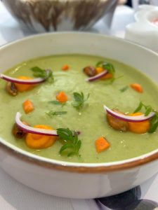 Ceviche de aguacate Menú Jara 100 veggie con Unica y Beyond Seeds