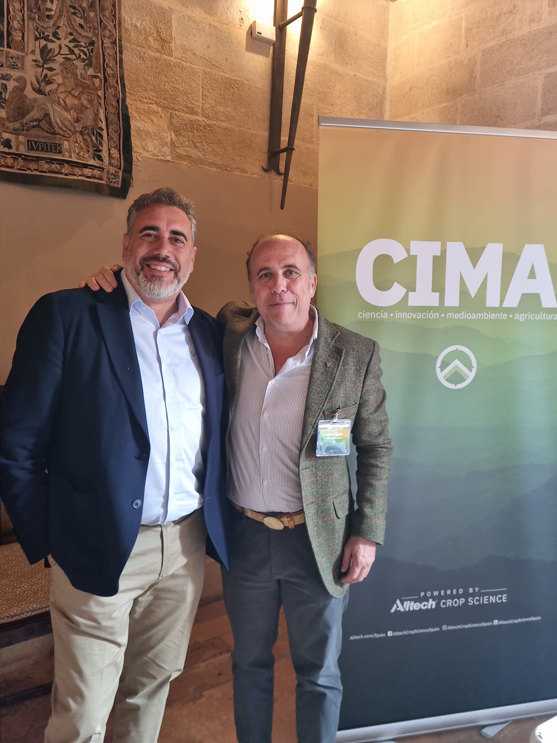 Agustín Murillo (dcha) y Pedro Palazón