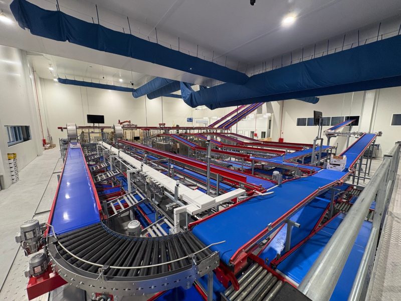 Lineas de procesado de la nueva nave en Orozco (Vizcaya)
