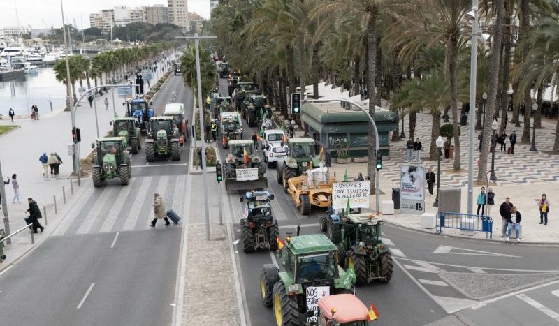 Asaja. Tractorada protesta MERCOSUR. AGRICULTORES