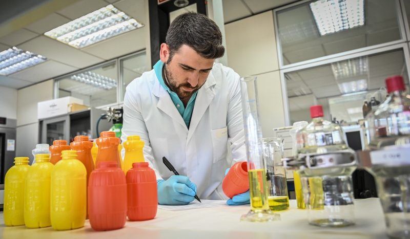 laboratorio envases contacto alimentos